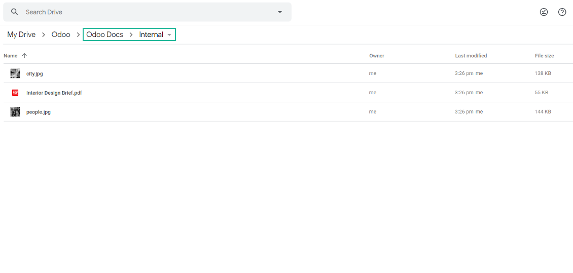 Direct link to Google Drive