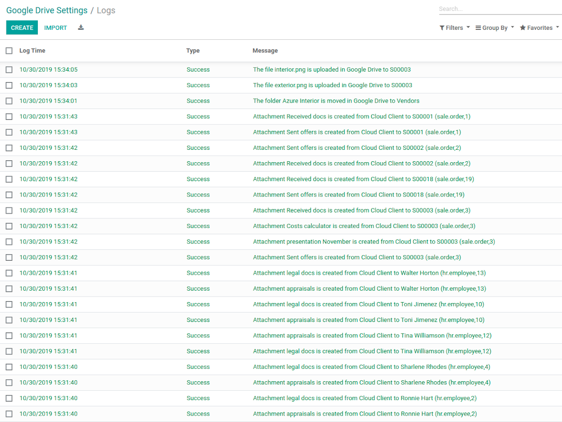 Google Drive Sync Logs