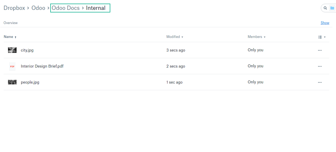 Direct link to DropBox
