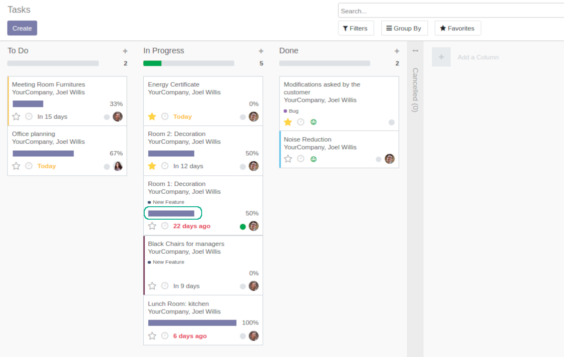 Check task progress