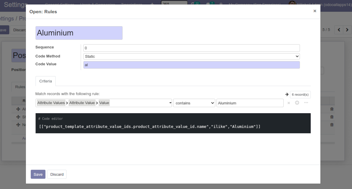 Product category rule for references