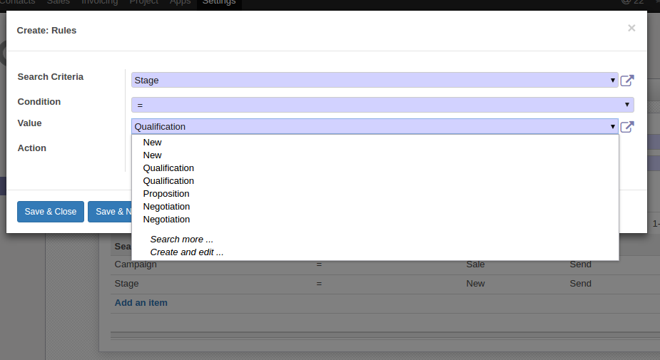 Odoo related fields criteria