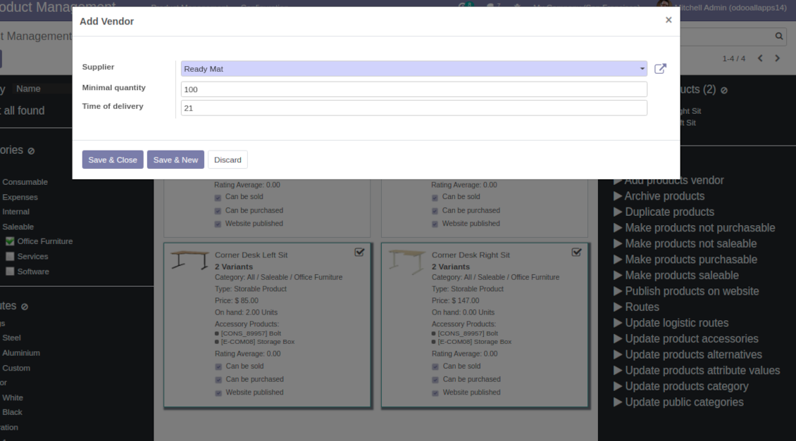 Mass update of Odoo product suppliers