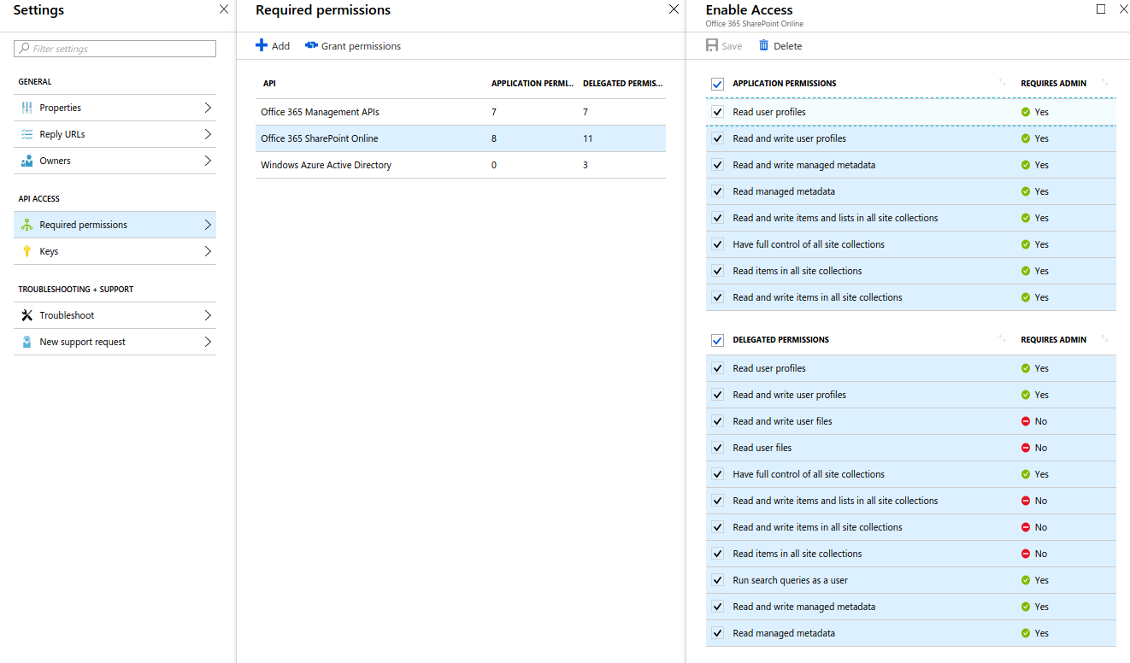 Onedrive app permissions
