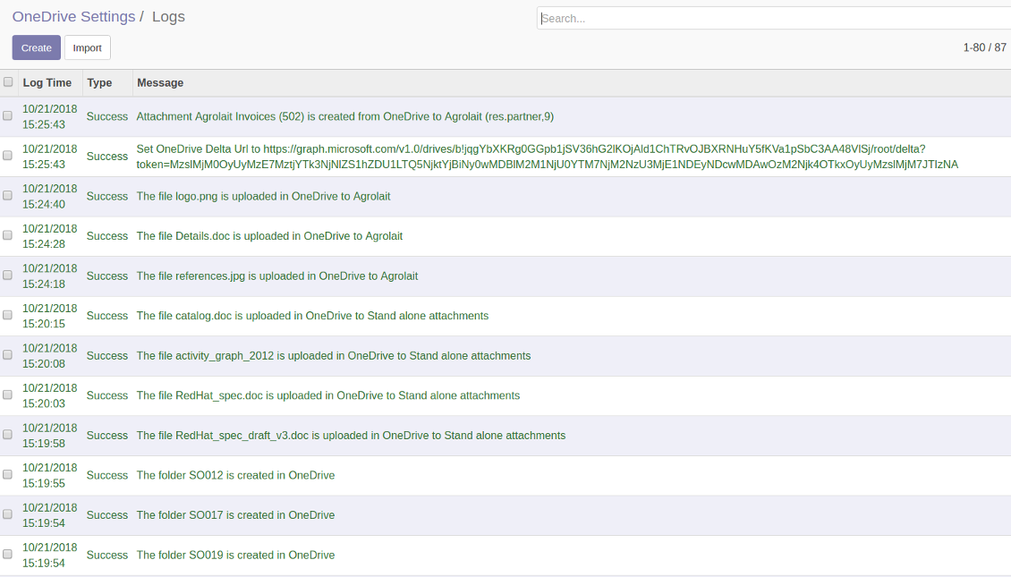 Sync Logs