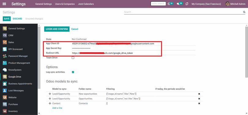 Odoo • Text and Image