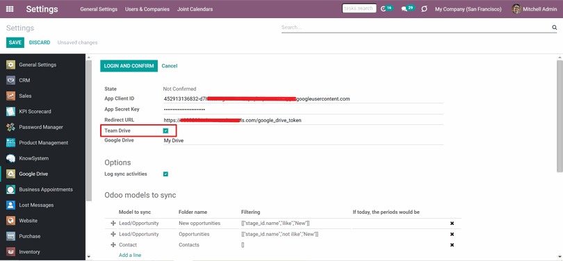Odoo • Text and Image