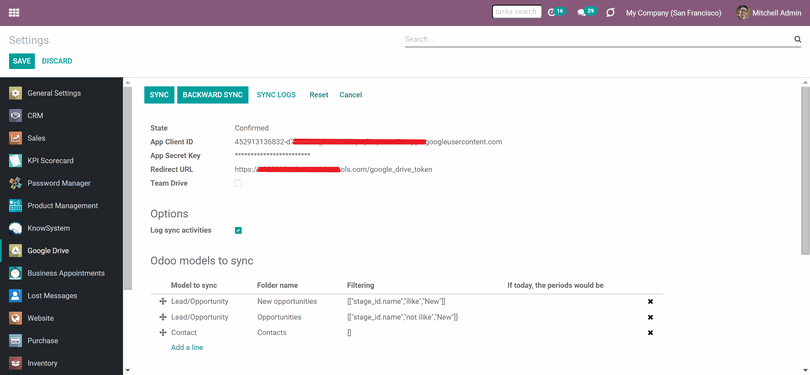 Odoo • Text and Image
