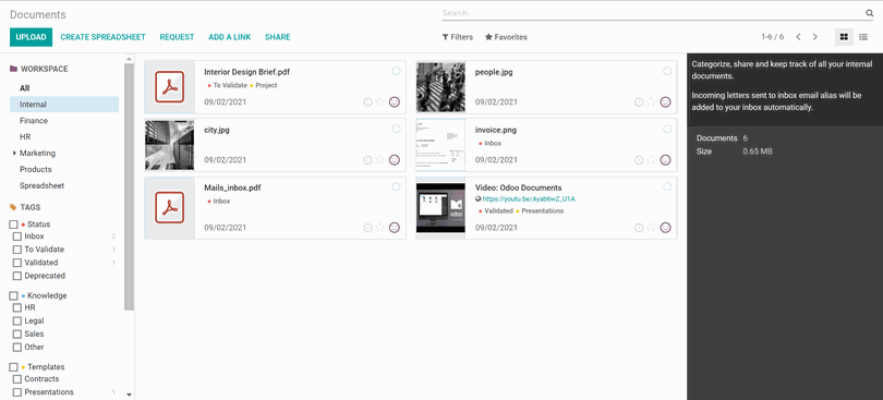Odoo • Text and Image