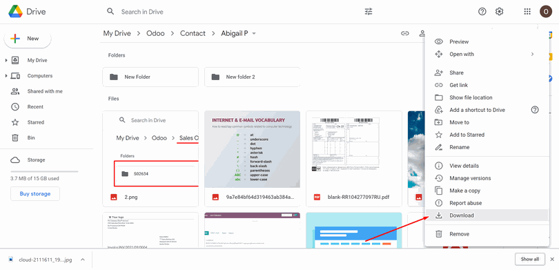 Odoo • Text and Image