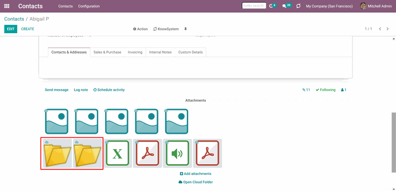 Odoo • Text and Image