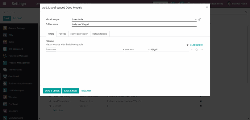 Odoo • Text and Image