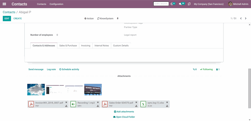 Odoo • Text and Image