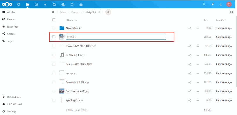 Odoo • Text and Image