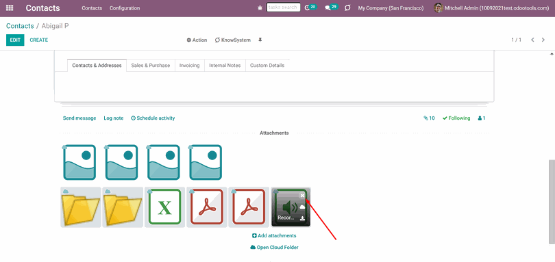 Odoo • Text and Image