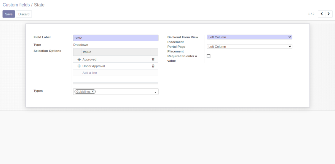 Custom KMS articles fields