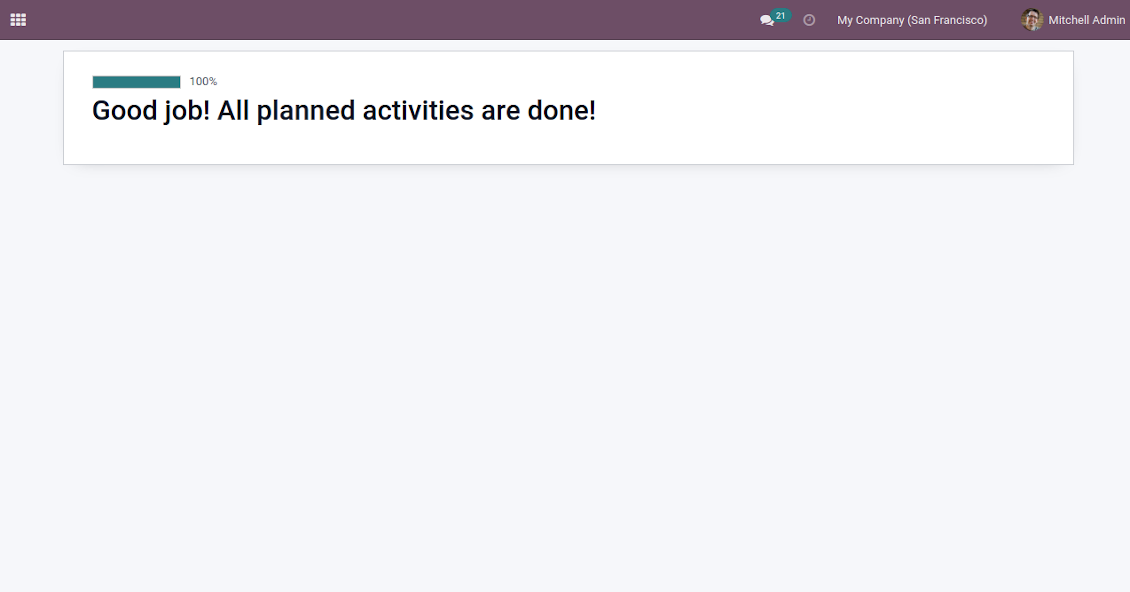 Activities done final page
