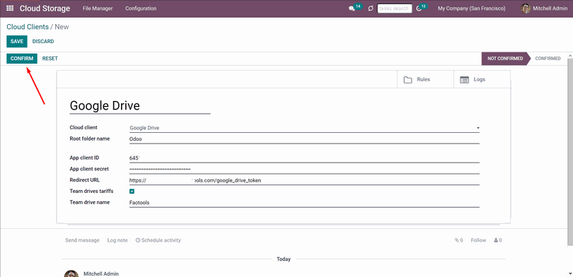 Odoo • Text and Image