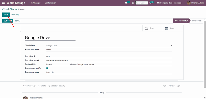 Odoo • Text and Image