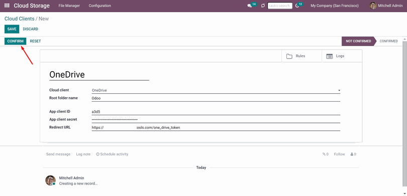 Odoo • Text and Image