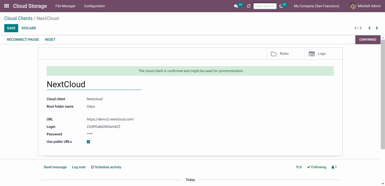 Odoo • Text and Image