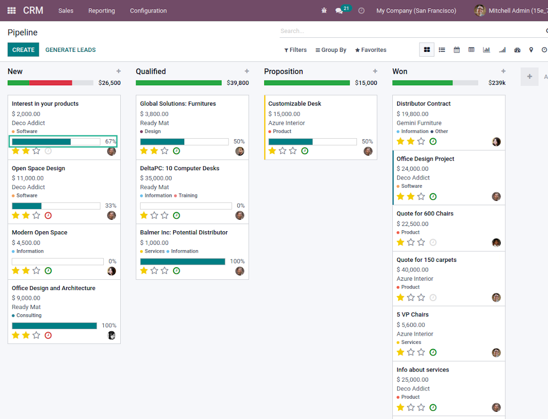 Check actions progress