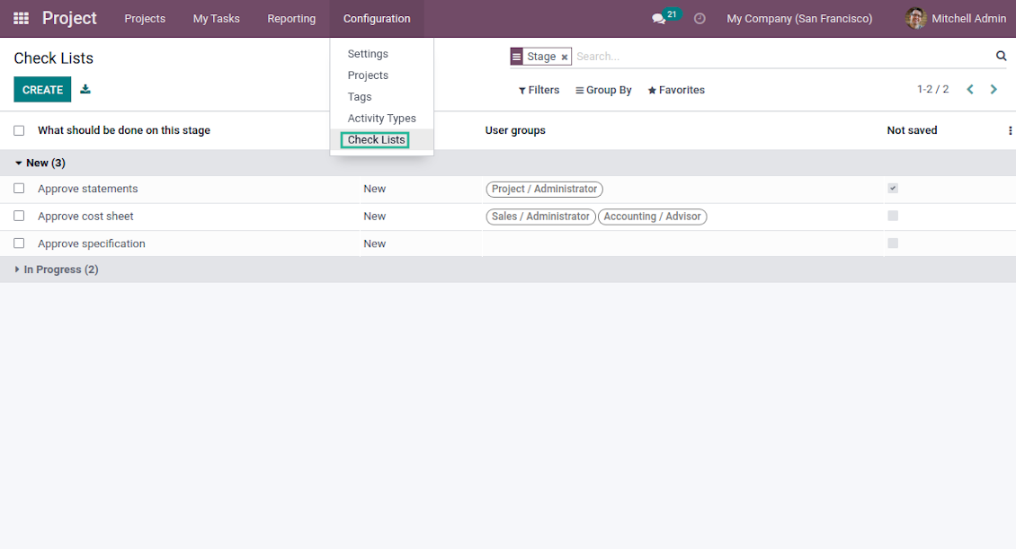 Task multi approval tree