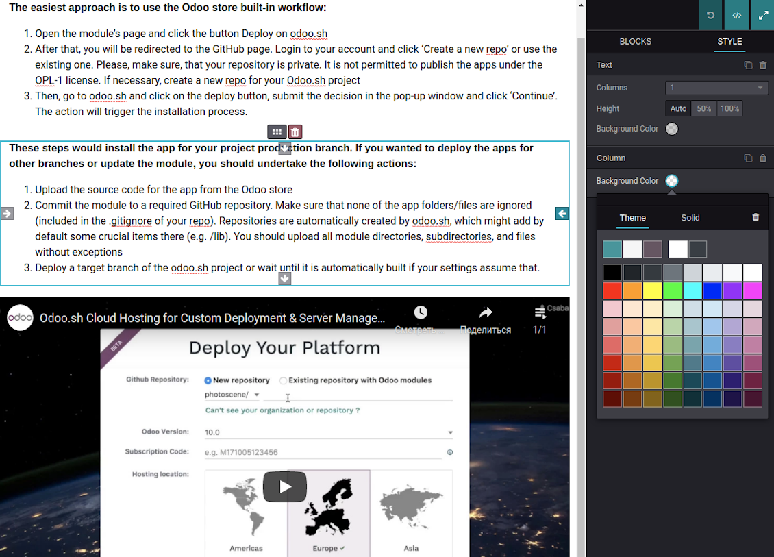Customize knowledge articles content
