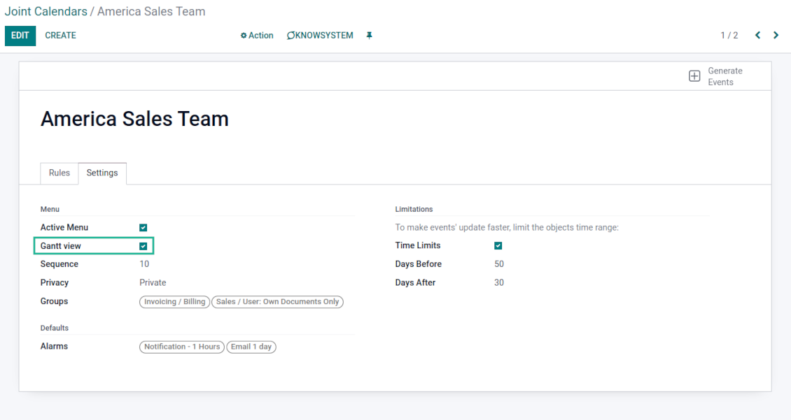 Super calendar: optional Gantt