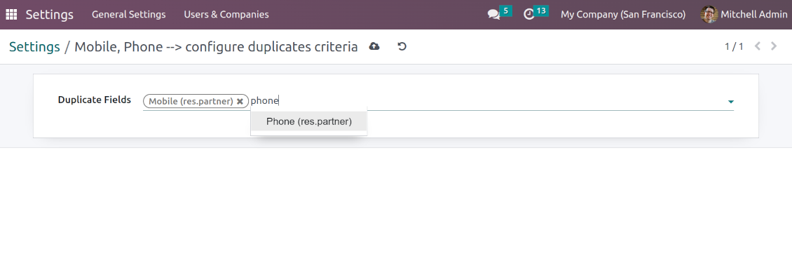 Soft parameters to detect duplicates