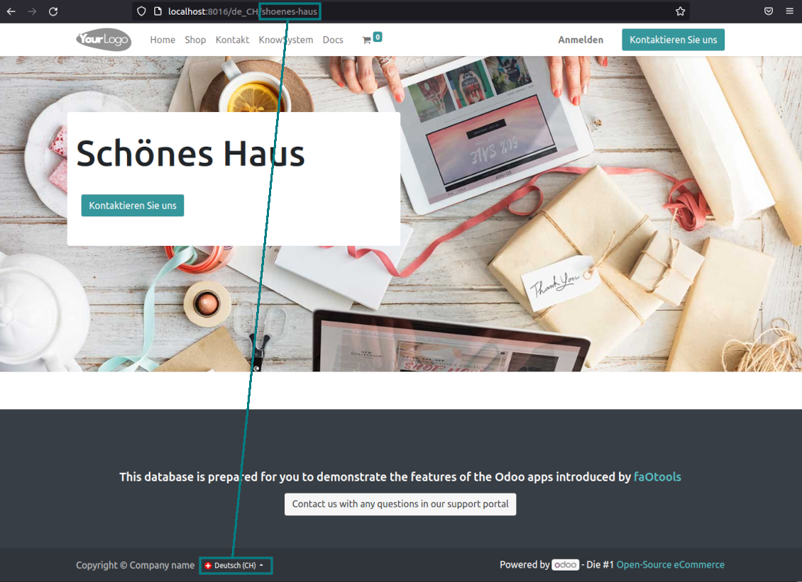 User-friendly Odoo web links