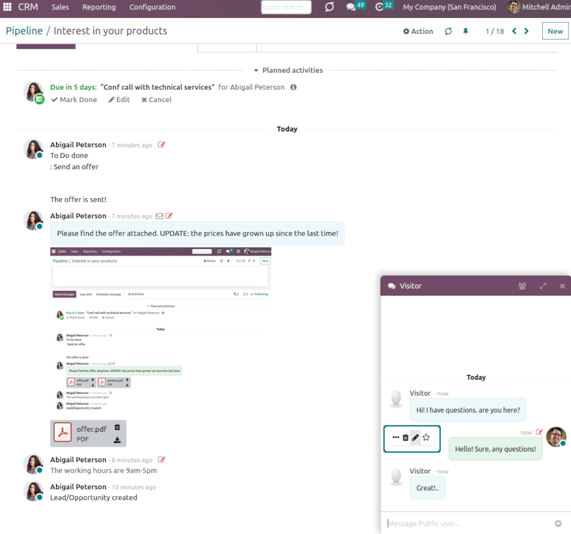 Live Chat messages might be also changed