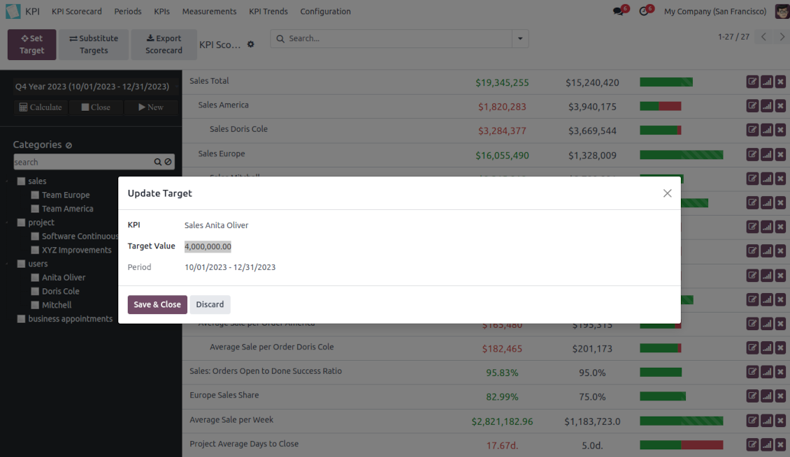 Setting up a new Odoo target