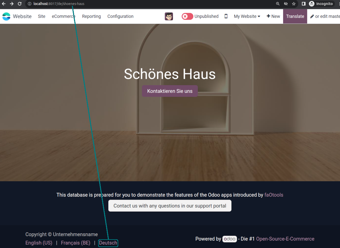 User-friendly Odoo web links