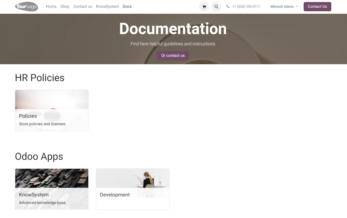 Documentation sections: an overview