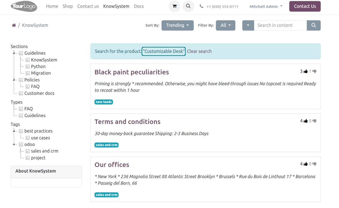 KnowSystem portal eCommerce