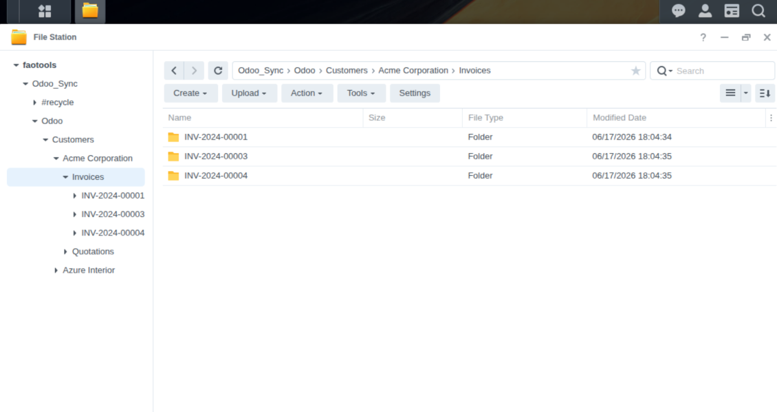 Synology, QNAP, TrueNAS: sync attachments