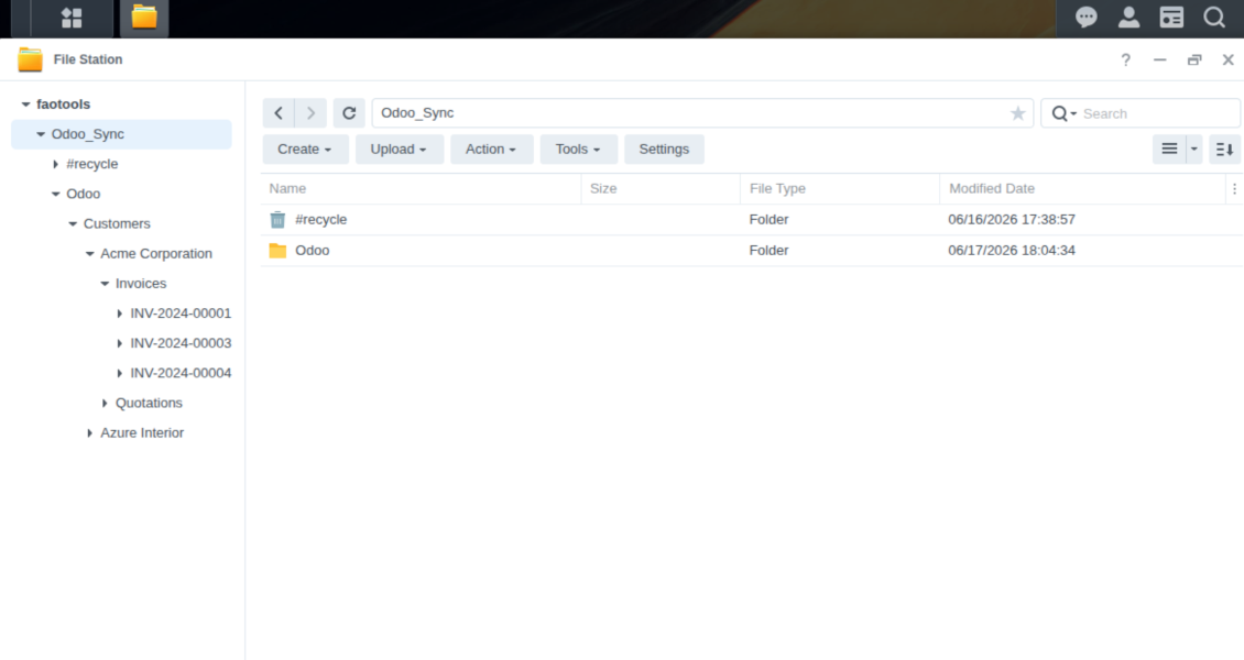 Synology, QNAP, TrueNAS: sync attachments
