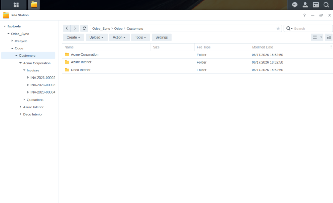 Synology, QNAP, TrueNAS: sync attachments