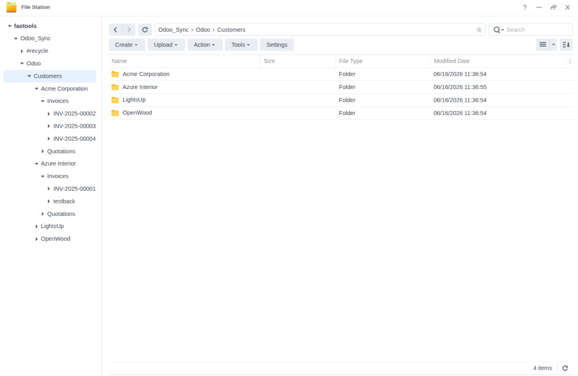 Synology, QNAP, TrueNAS: sync attachments
