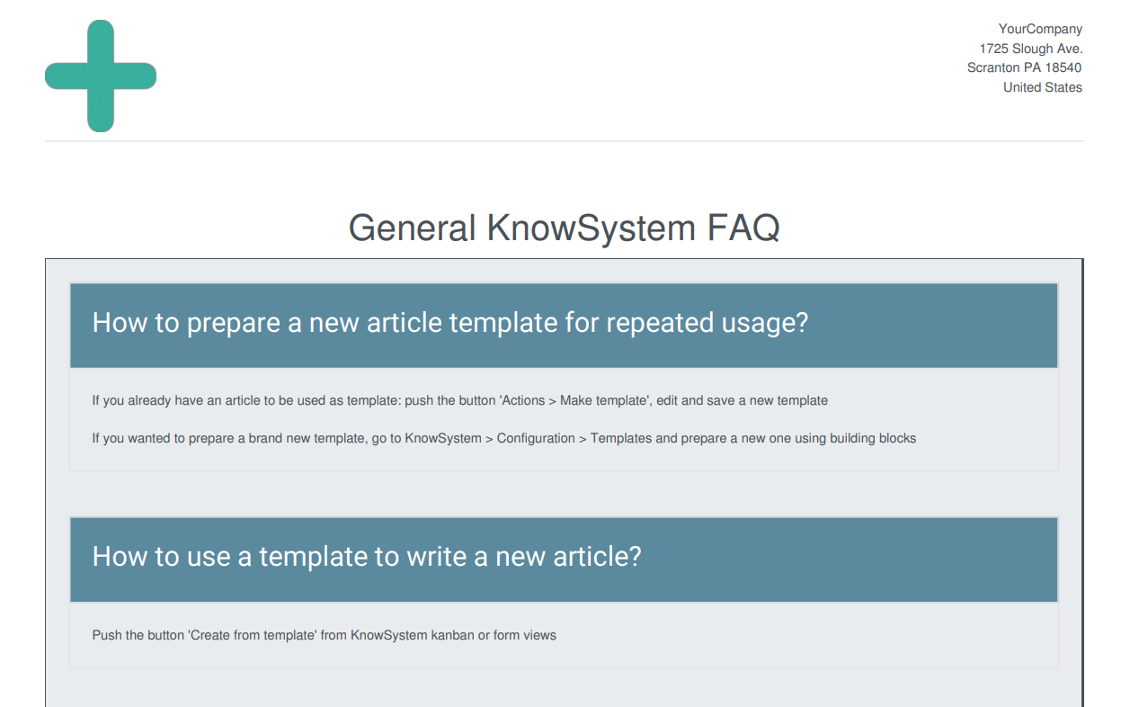 KnowSystem report